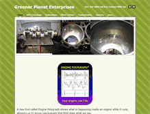 Tablet Screenshot of greenerplanetenterprises.com